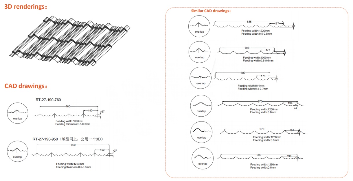 High Speed Roofing Tile Making Machine