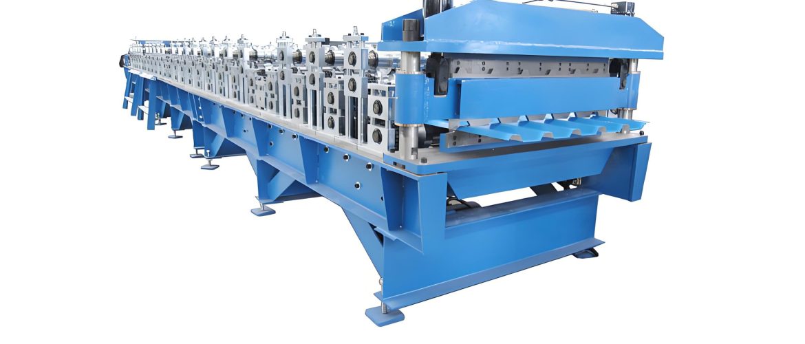 double layer roof panel forming machine