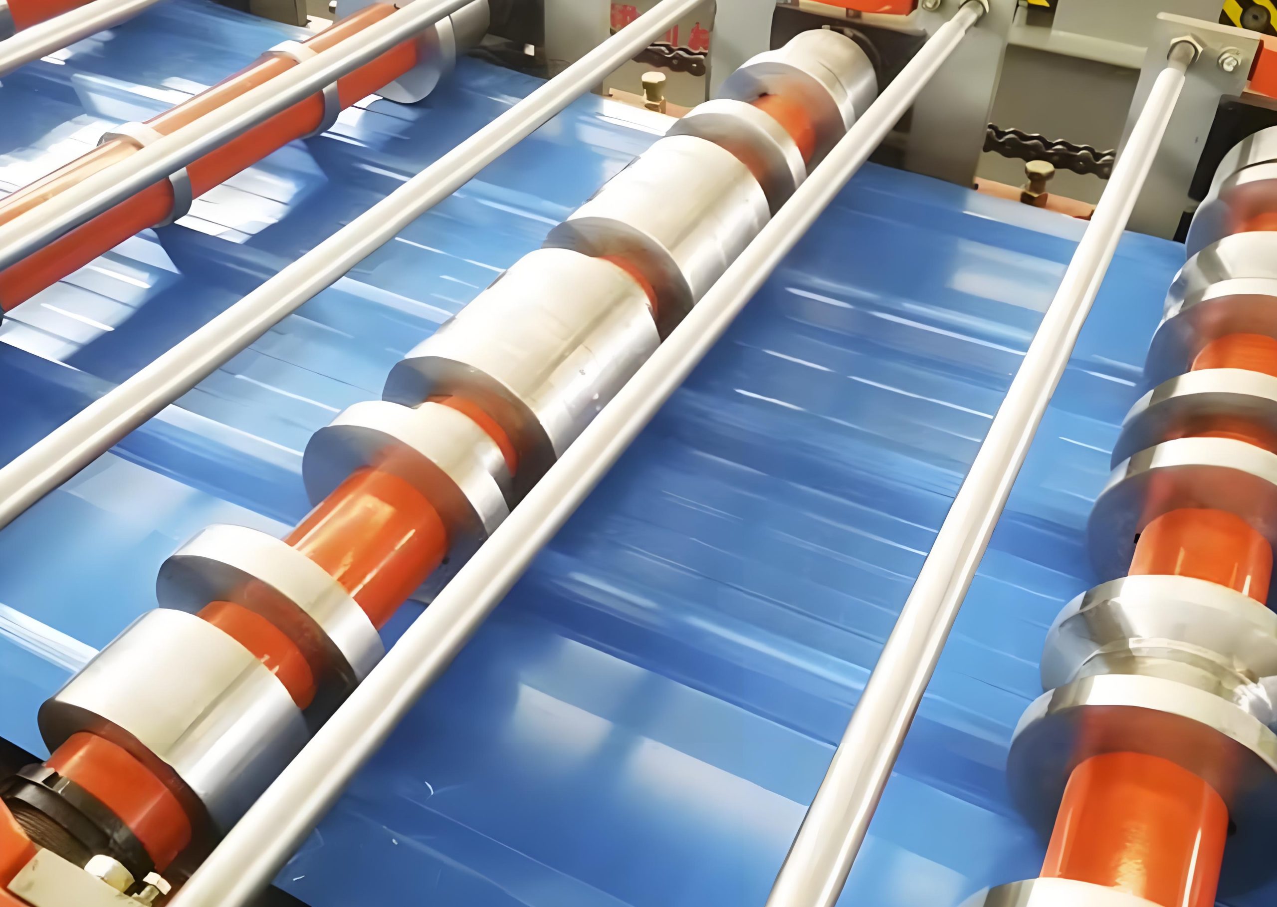 Steel double layer roll forming machine