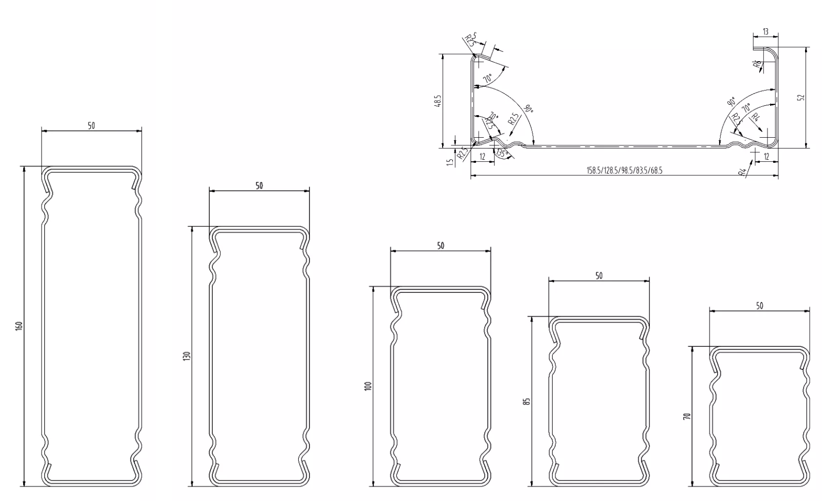 box beam forming machine