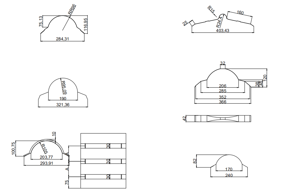 Ridge Cap Roll Forming Machine